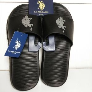 U.S Polo Assn Slides sz 42 med (9-10)NEW